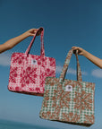 Multipurpose Hibiscus Hawaiian Quilt Bags