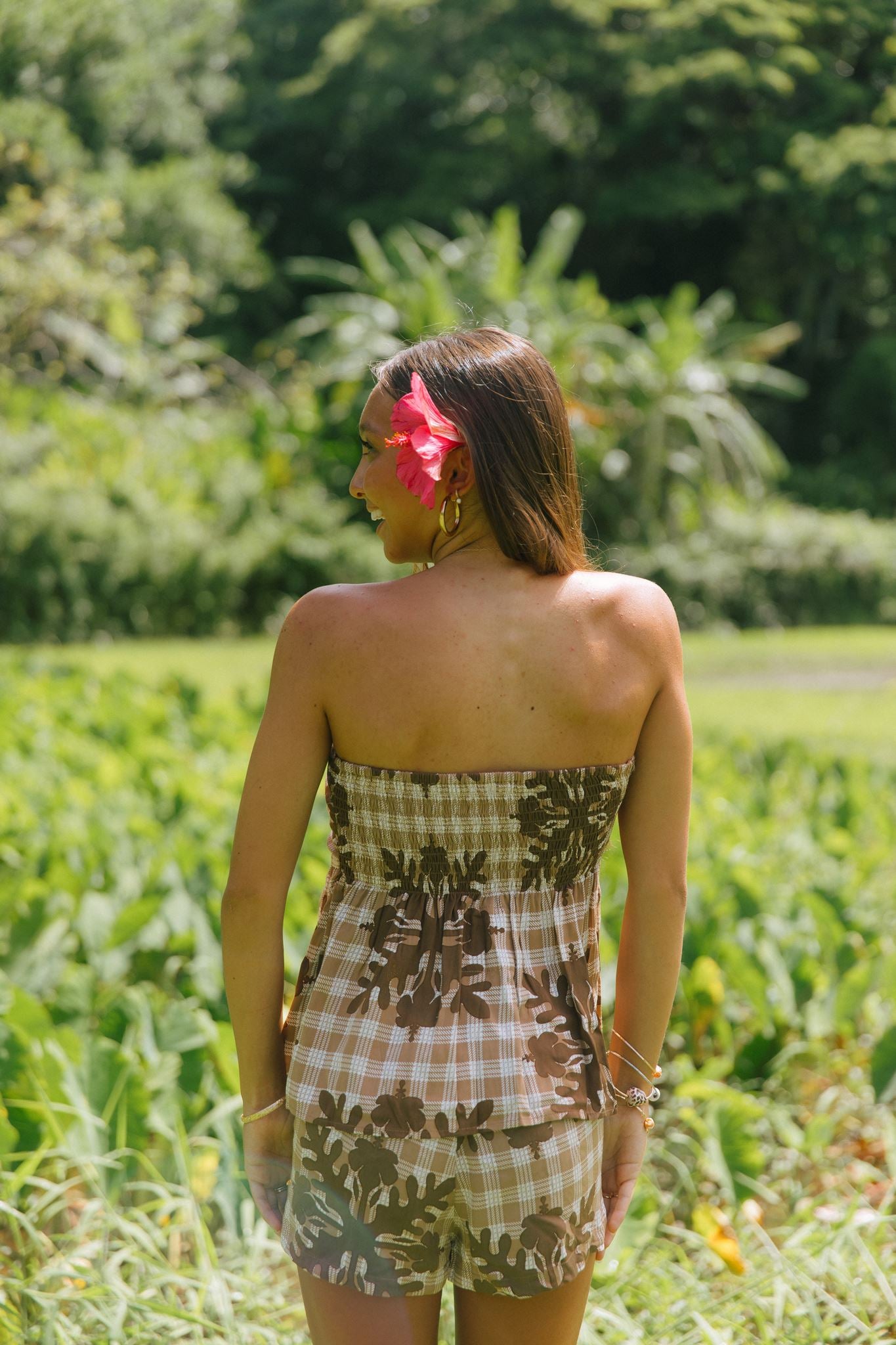 Nani Top Hibiscus Hawaiian Quilt