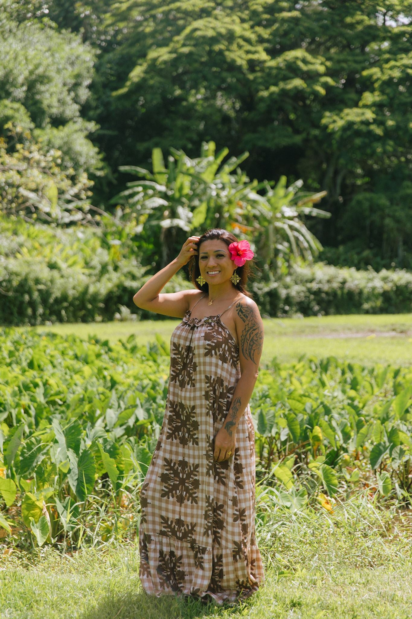 Ipo Dress Hibiscus Hawaiian Quilt