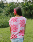Caly Top Hibiscus Hawaiian Quilt