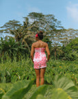 Rissa Shorts Hibiscus Hawaiian Quilt