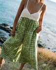 Kirra Jumpsuit Crochet Hibiscus Hawaiian Quilt