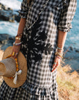 Queen Emma Dress Vintage Quilt Appliqué