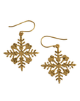 Medium Hibiscus Hawaiian Quilt drop earrings