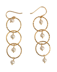 Trinity Pearl Drop Earrings