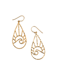 Large North Shore Sunset Teardrop Earrings