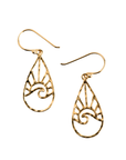 Small North Shore Sunset Teardrop Earrings