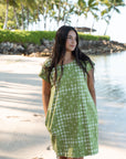 Hannah Dress Hibiscus Hawaiian Quilt