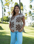 Caly Top Hibiscus Hawaiian Quilt