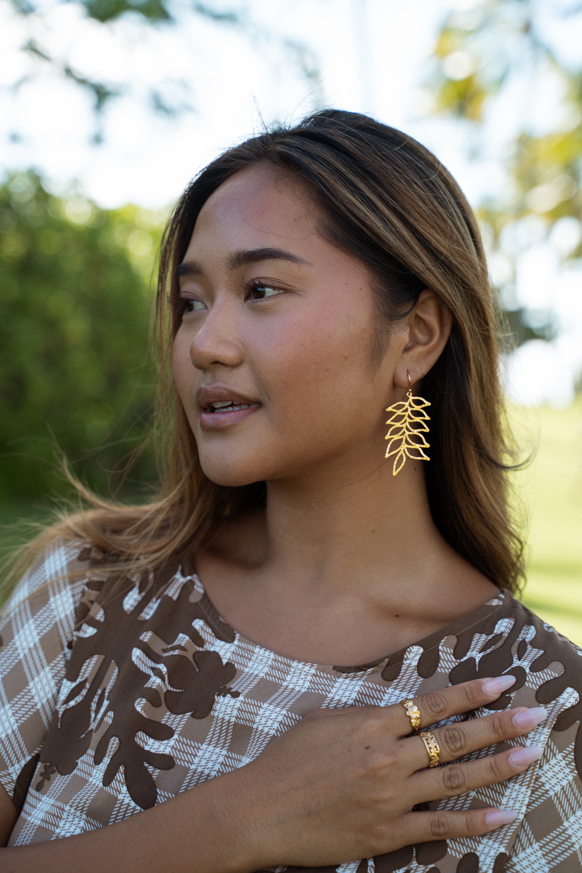 Heliconia Drop earrings