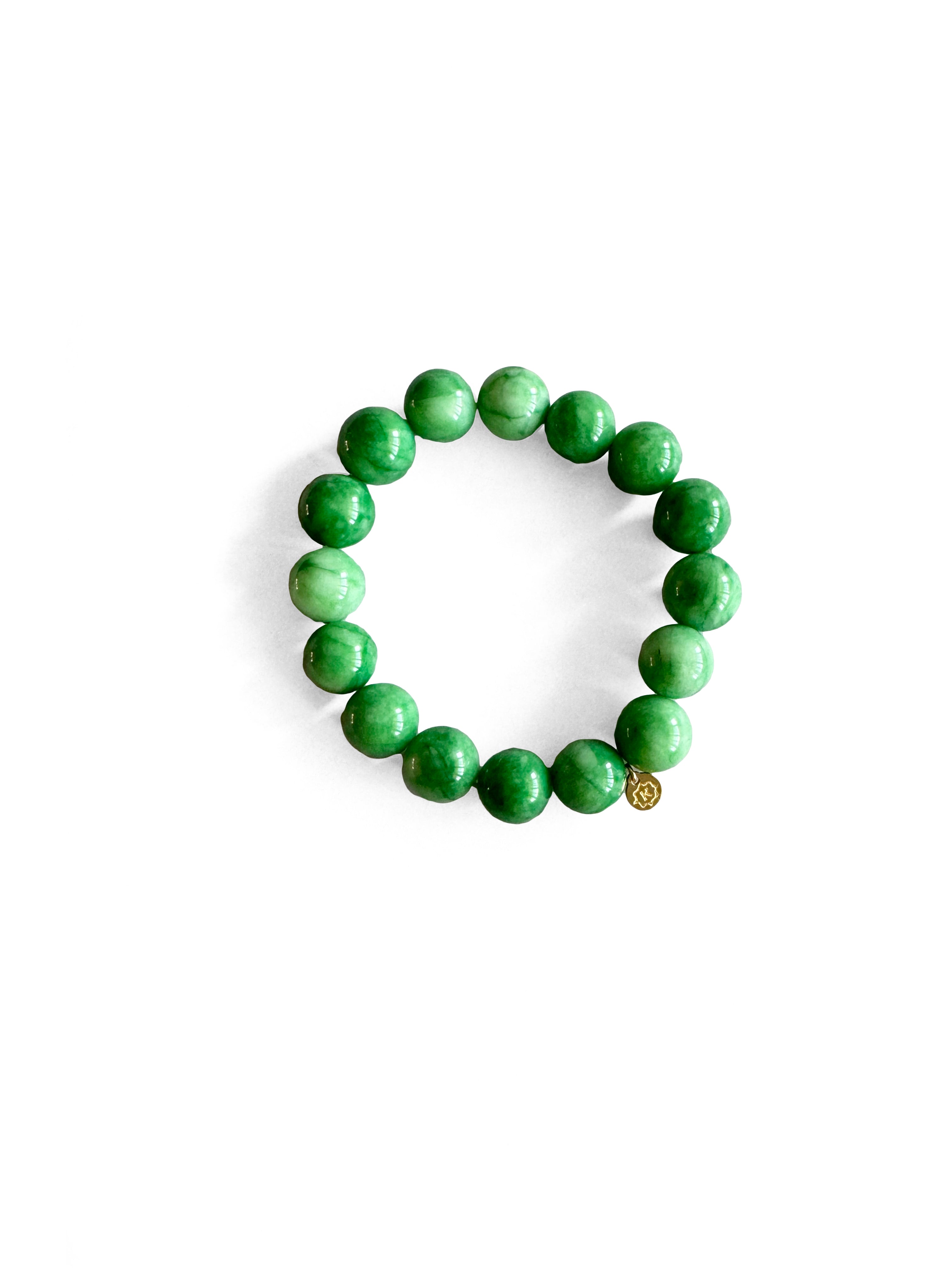 Natural Jade Stretch Bracelet