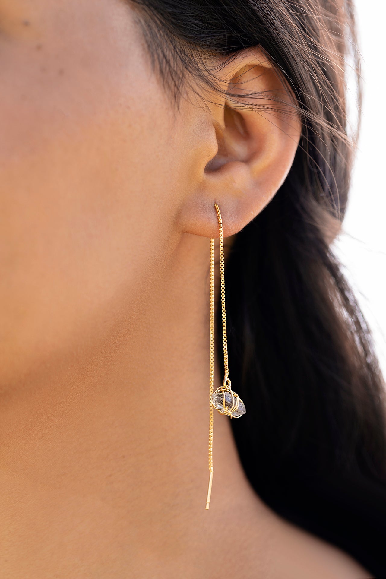 Keely Herkimer Diamond Threader Earrings