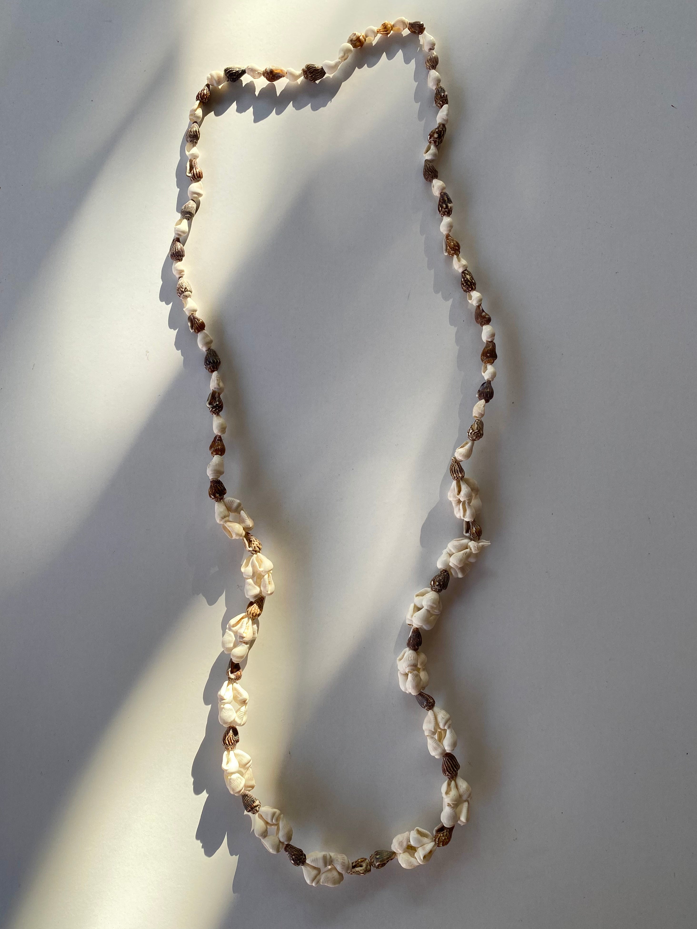 Mini Natural Seashell Lei necklace