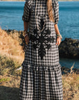 Queen Emma Dress Vintage Quilt Appliqué
