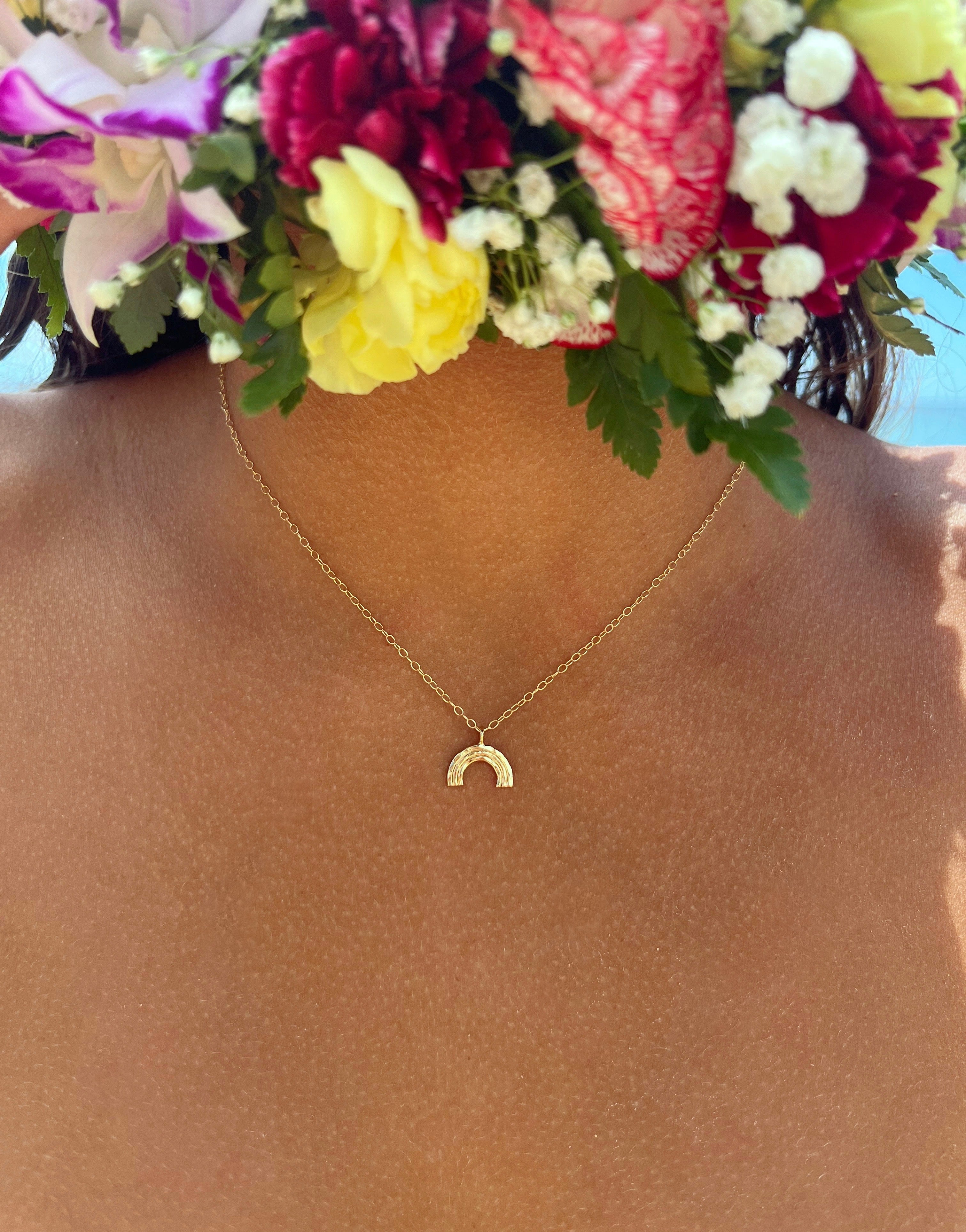 Hawaiian Rainbow Pendant necklace