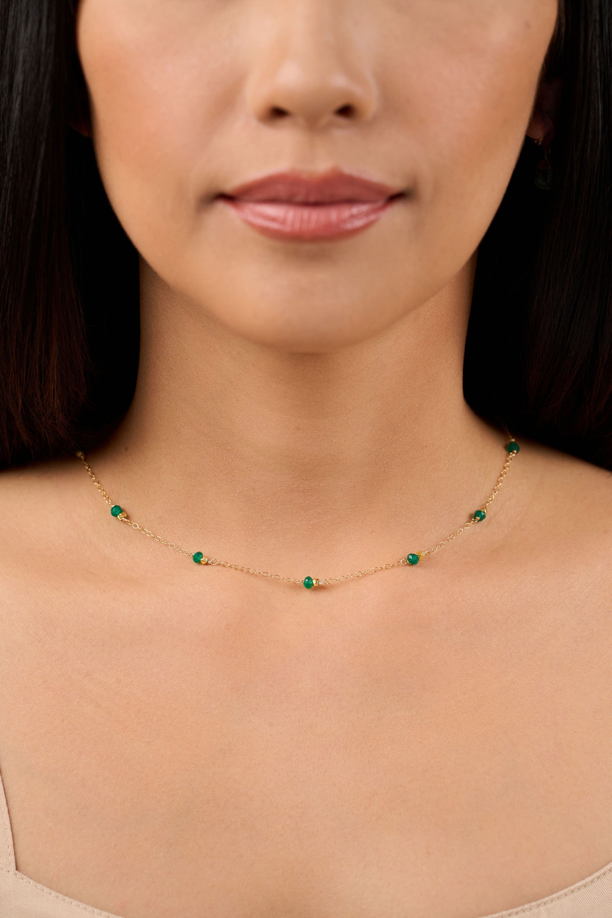Green Onyx choker Green Onyx choker