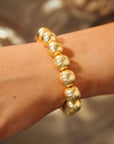 Medium Angelina Gold Bead Bracelet