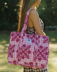 Multipurpose Hibiscus Hawaiian Quilt Bags