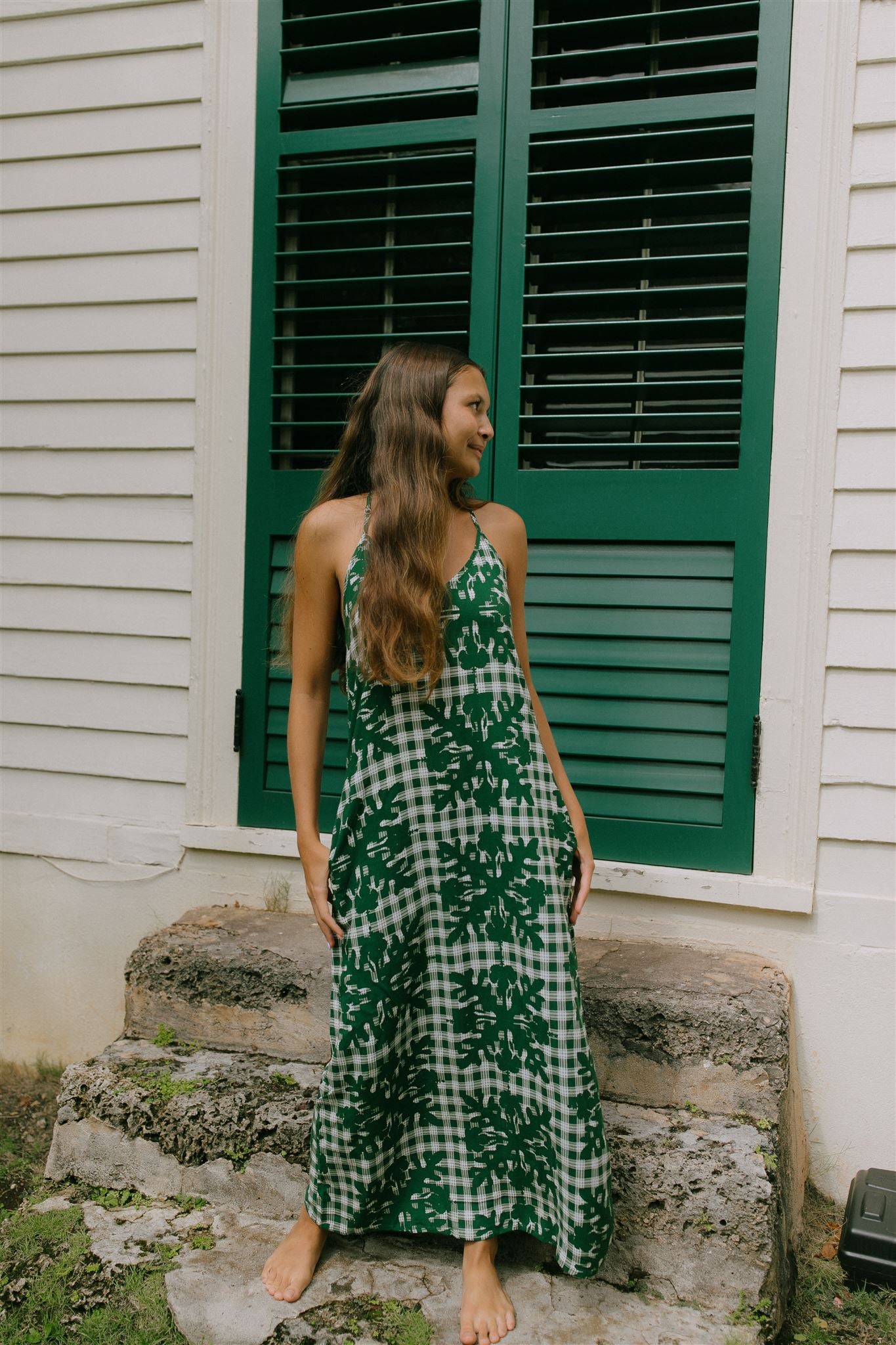 シグゼーン hilo hawaii ワンピース　S 花柄 hilo.hawai'i シグゼーンフラワー柄 ロングワンピース XXS Sig Zane