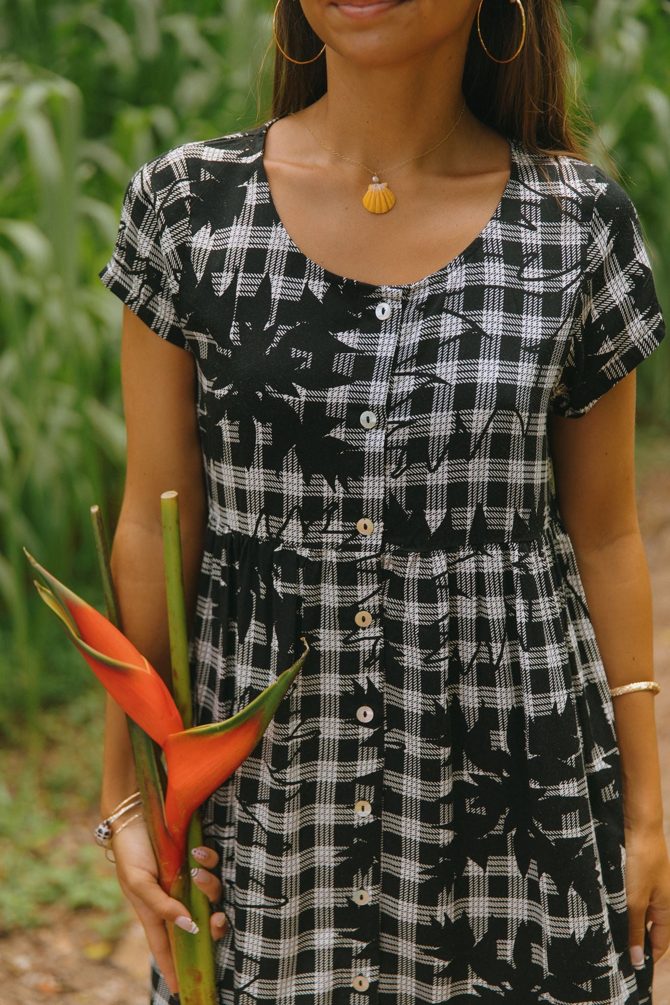 Babydoll Dress Heliconia Quilt