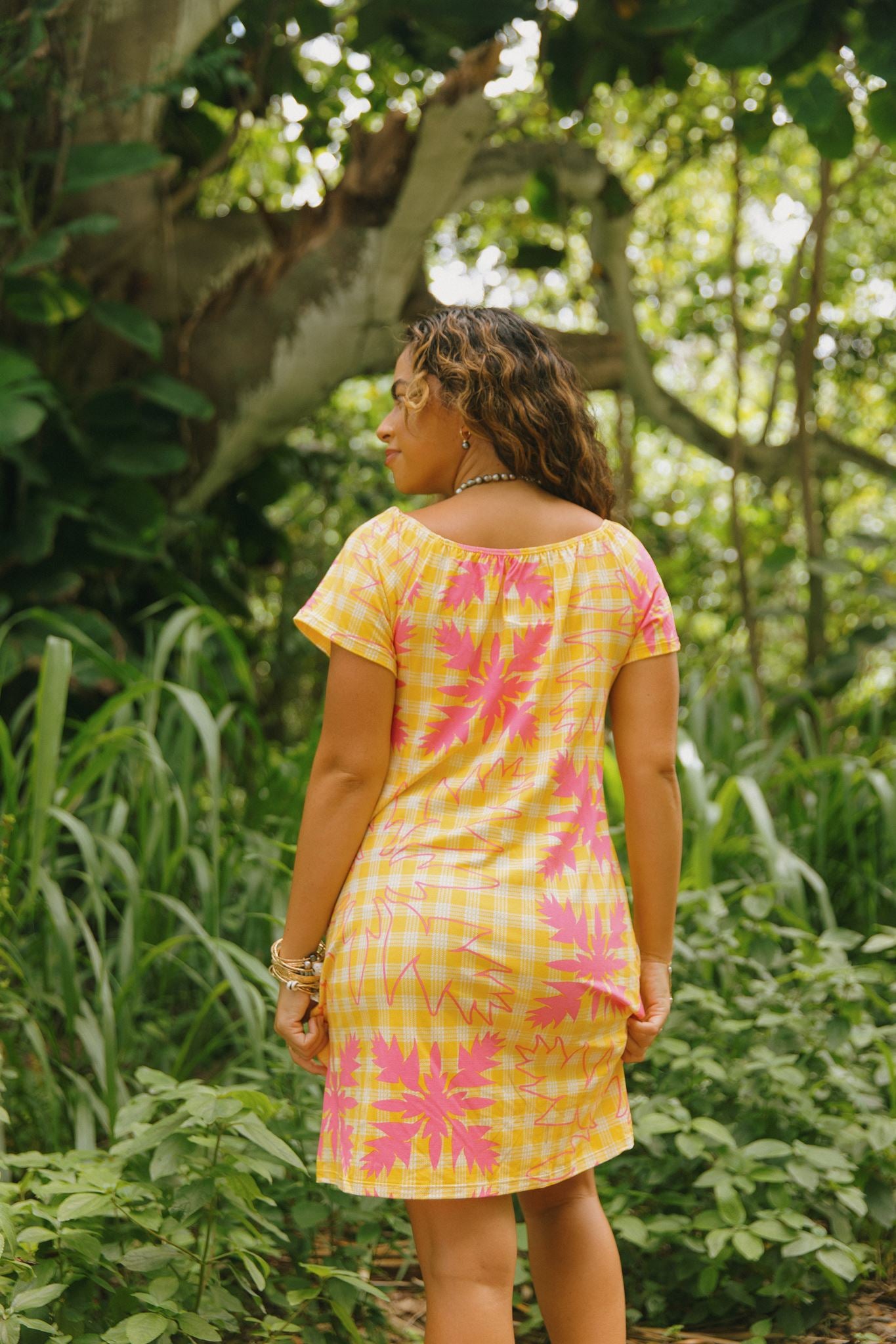 Rissa Dress Heliconia Quilt