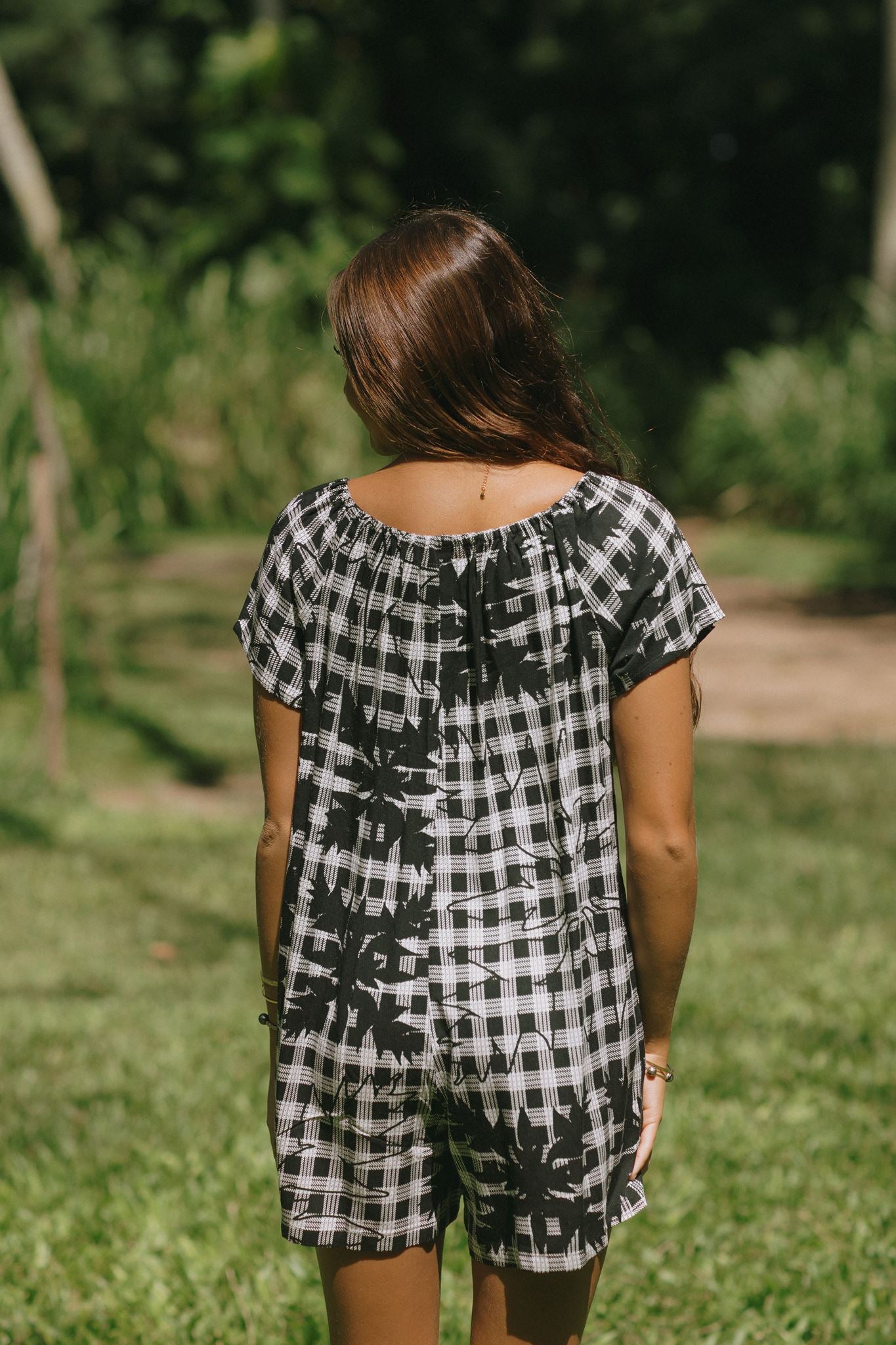 Kyra Romper Heliconia Quilt
