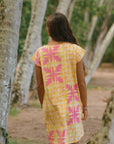 Hannah Dress Heliconia Quilt