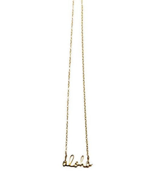 Small Simply Aloha necklace