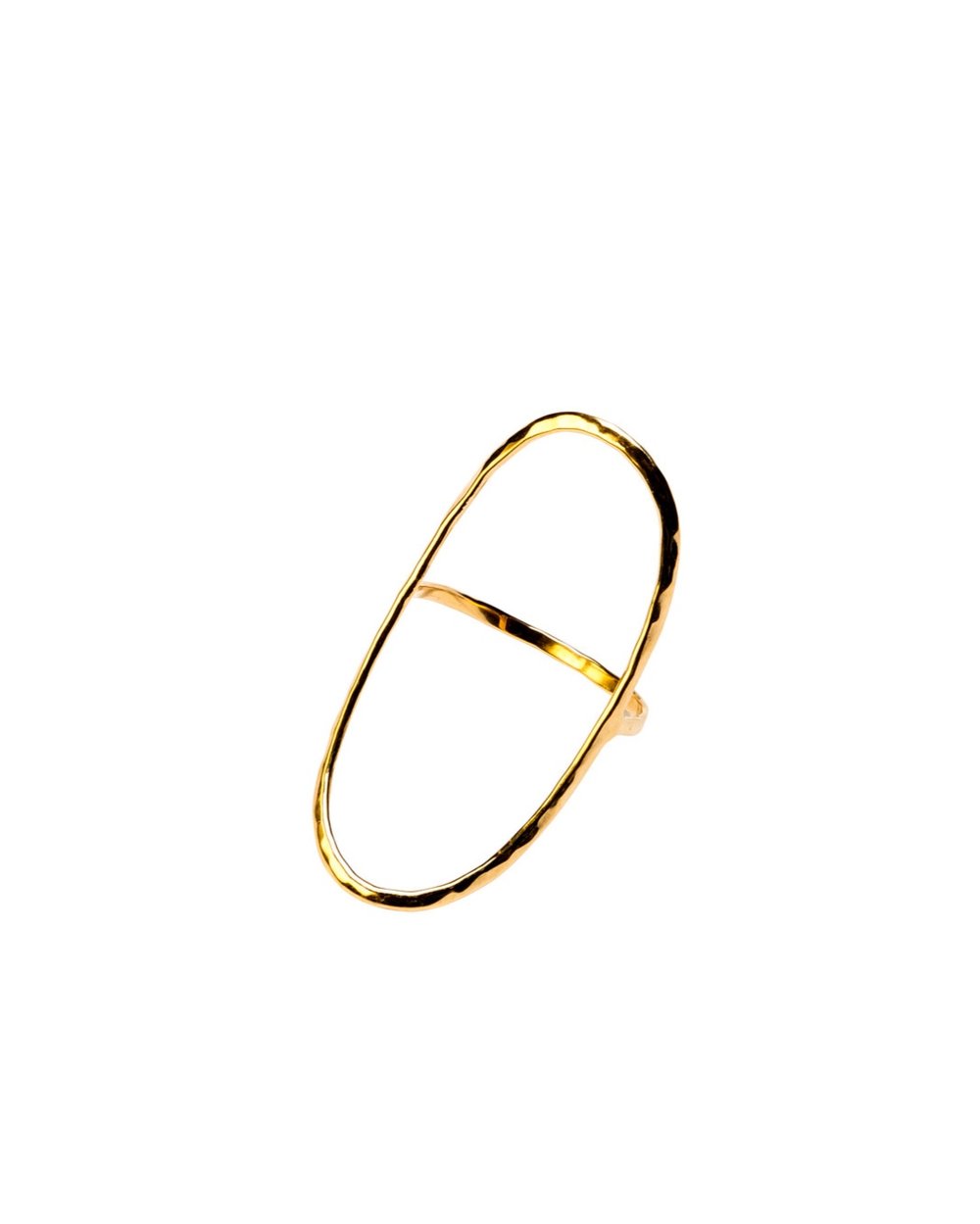 Bethany Oval 18K Gold Vermeil Ring