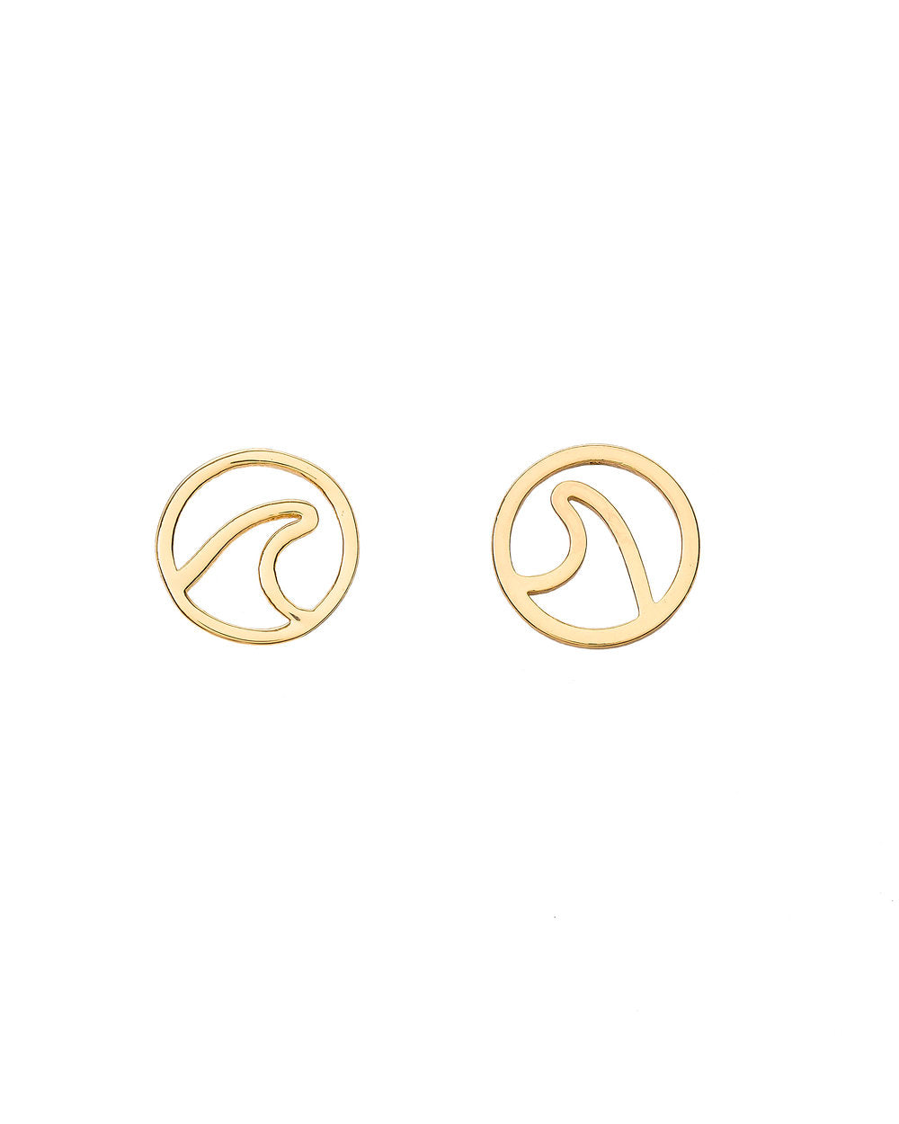 Circle Wave studs