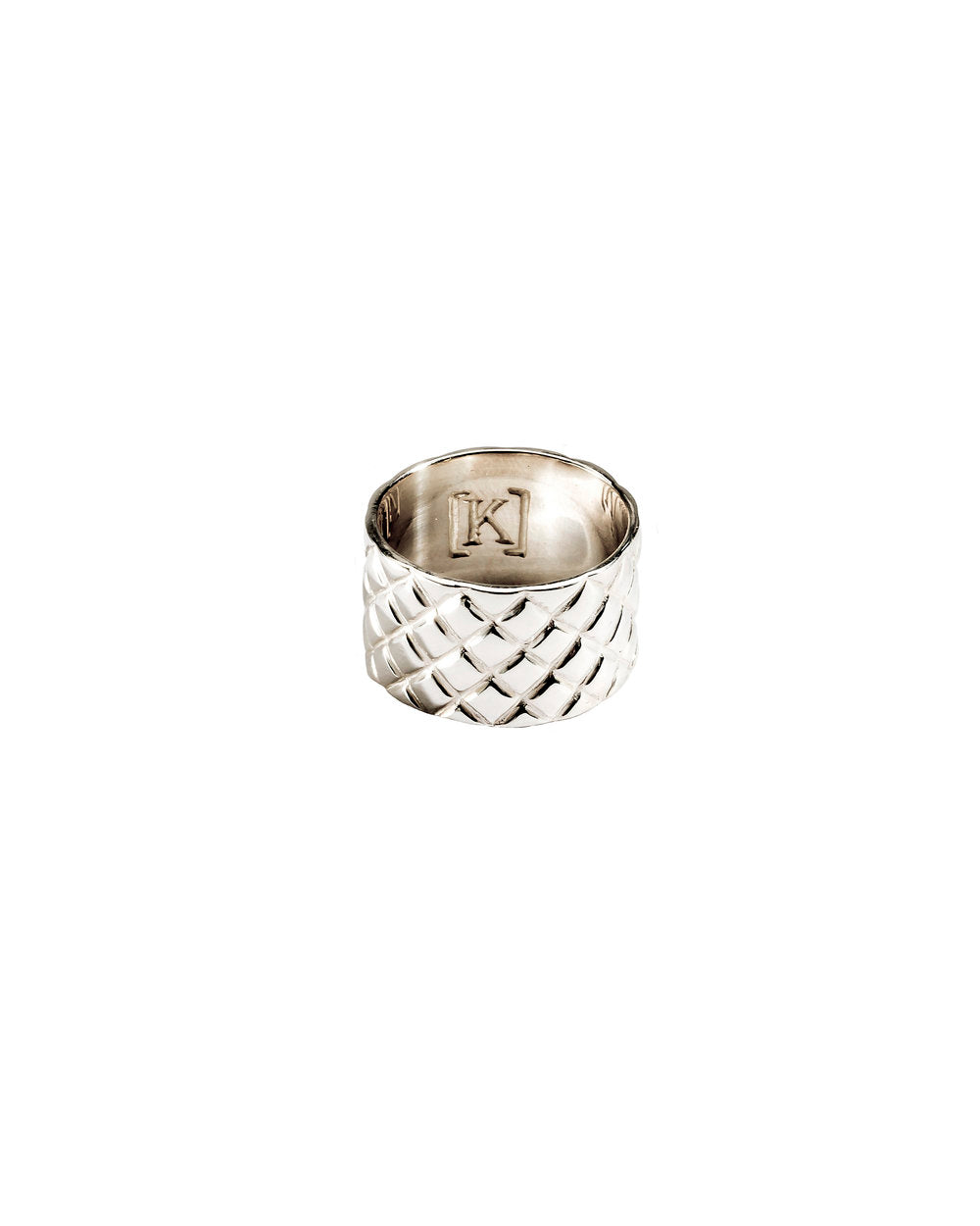 Pineapple Texture Band ring