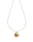 Golden Sunrise Shell necklace