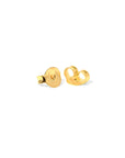 Kara Moon Stud Earrings