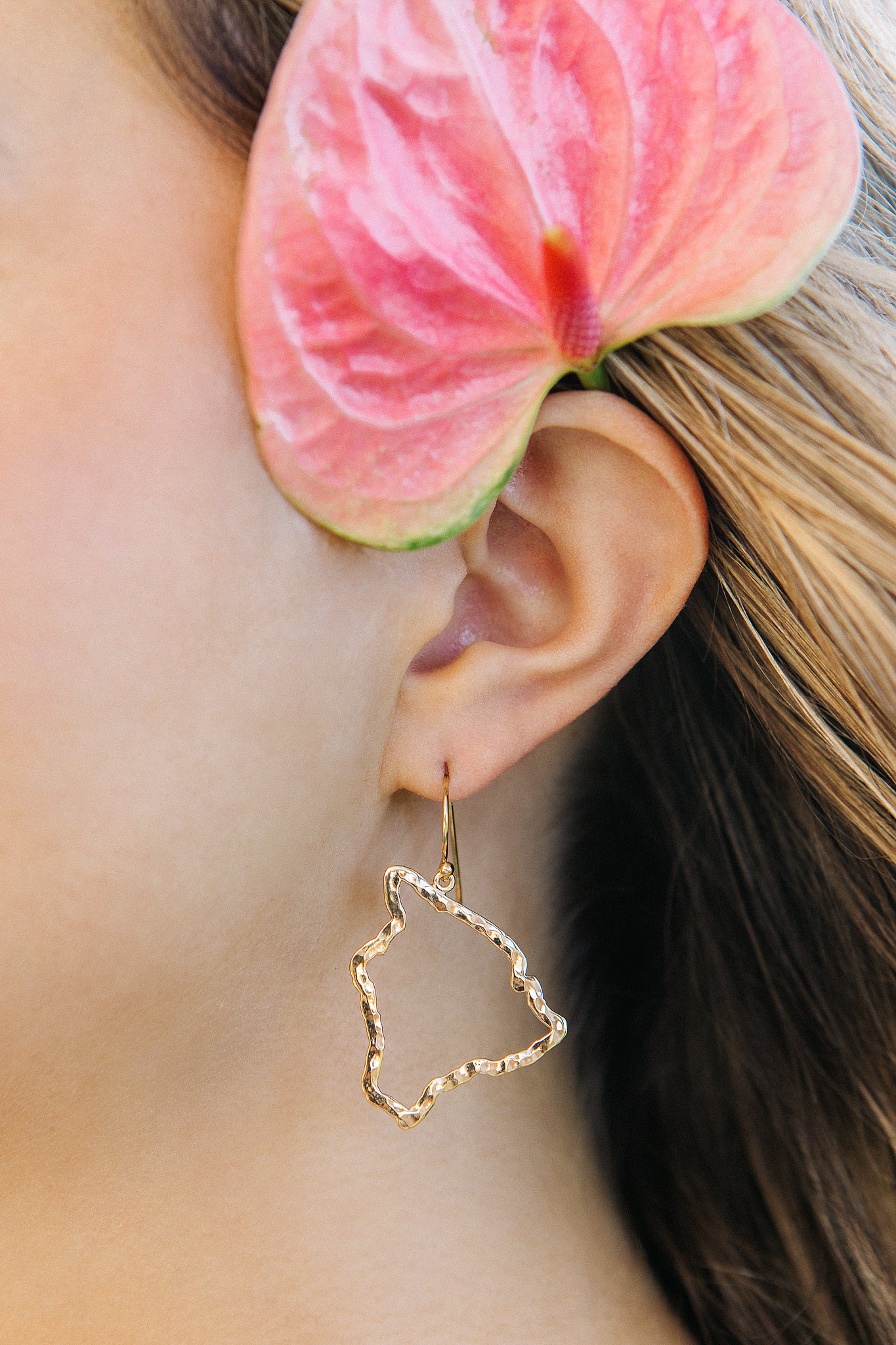 Big Island Medium Silhouette drop earrings