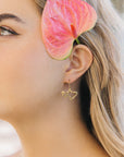 Maui Petite Silhouette drop earrings