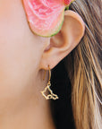 Oahu Petite Silhouette drop earrings