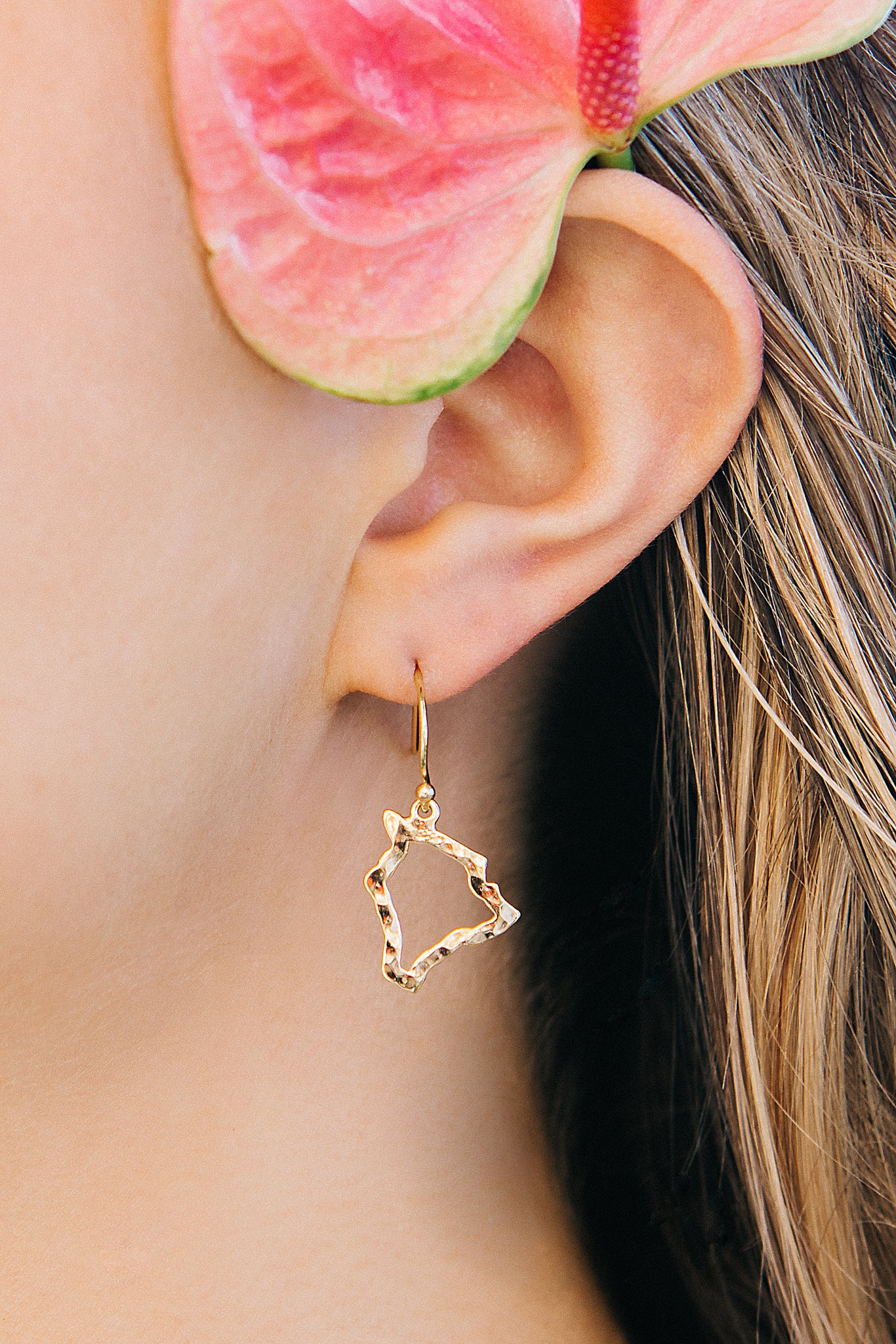 Big Island Petite Silhouette drop earrings