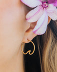 Peahi Wave Small C-Hoop earrings