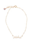 Aloha Wailea Wire Script Chain anklet