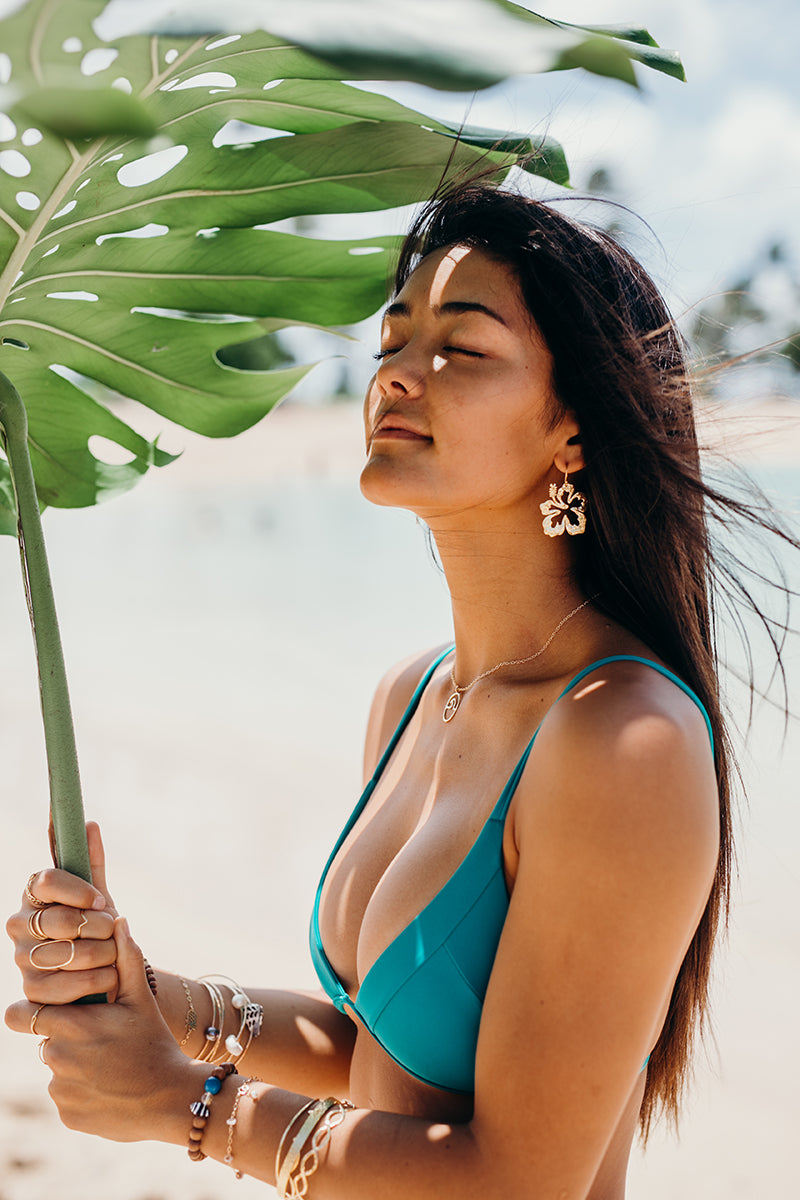 Aloha Hibiscus earrings