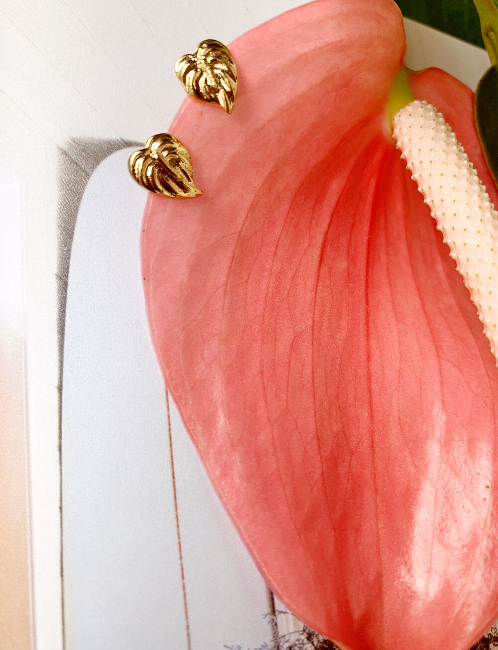 Alaia Anthurium studs