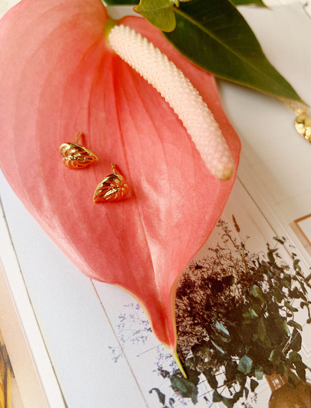 Alaia Anthurium studs