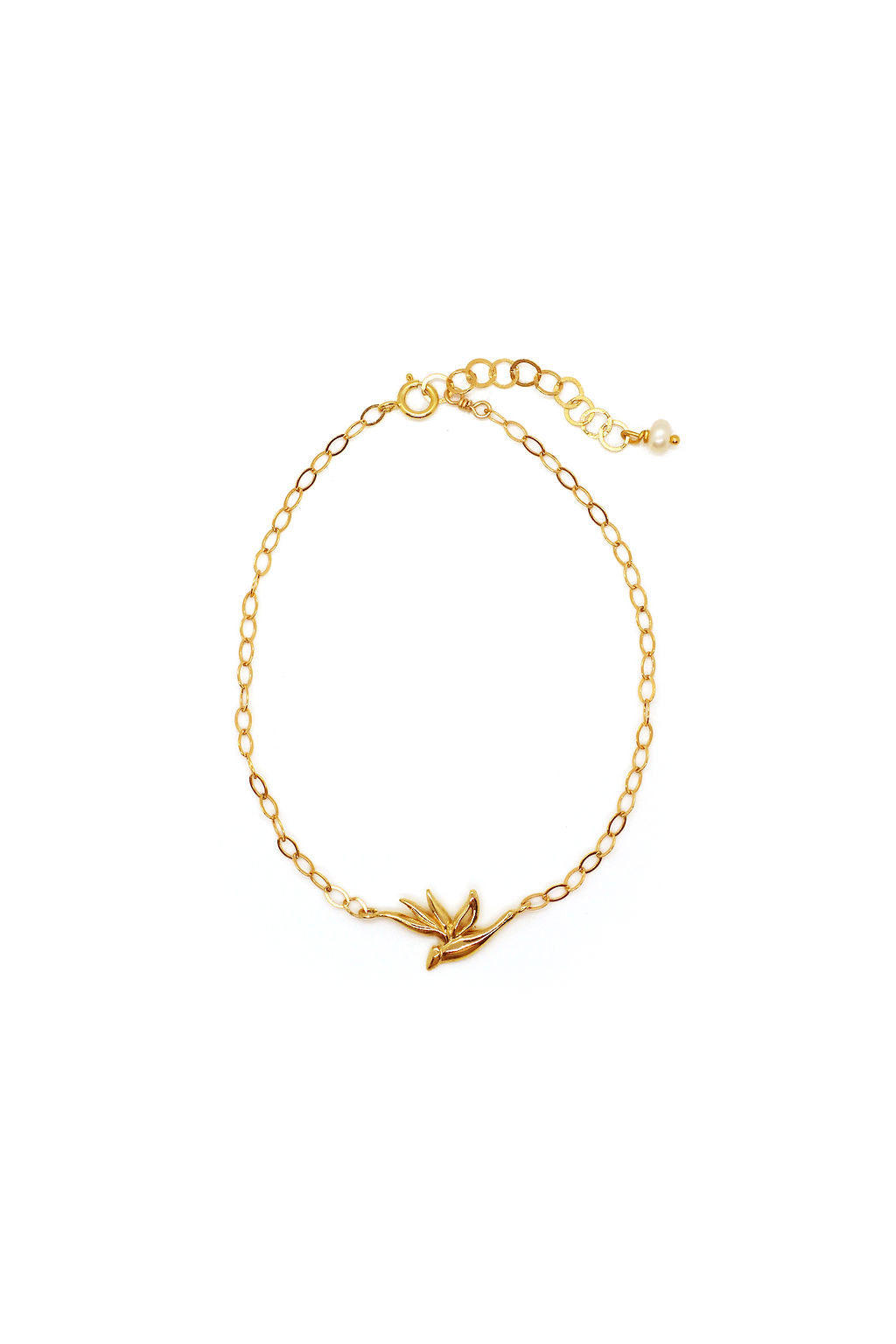 Bird of Paradise Chain bracelet