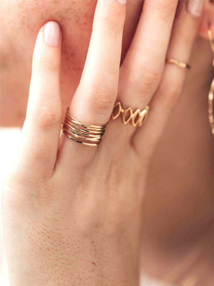 Celeste Wrap 18K Gold Vermeil Ring