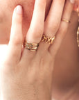 Celeste Wrap 18K Gold Vermeil Ring