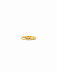 Karo Swirl 18K Gold Vermeil Ring