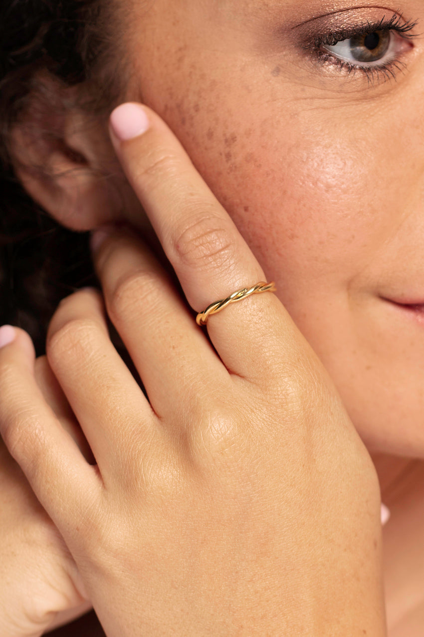 Danielle 18K Gold Vermeil Ring