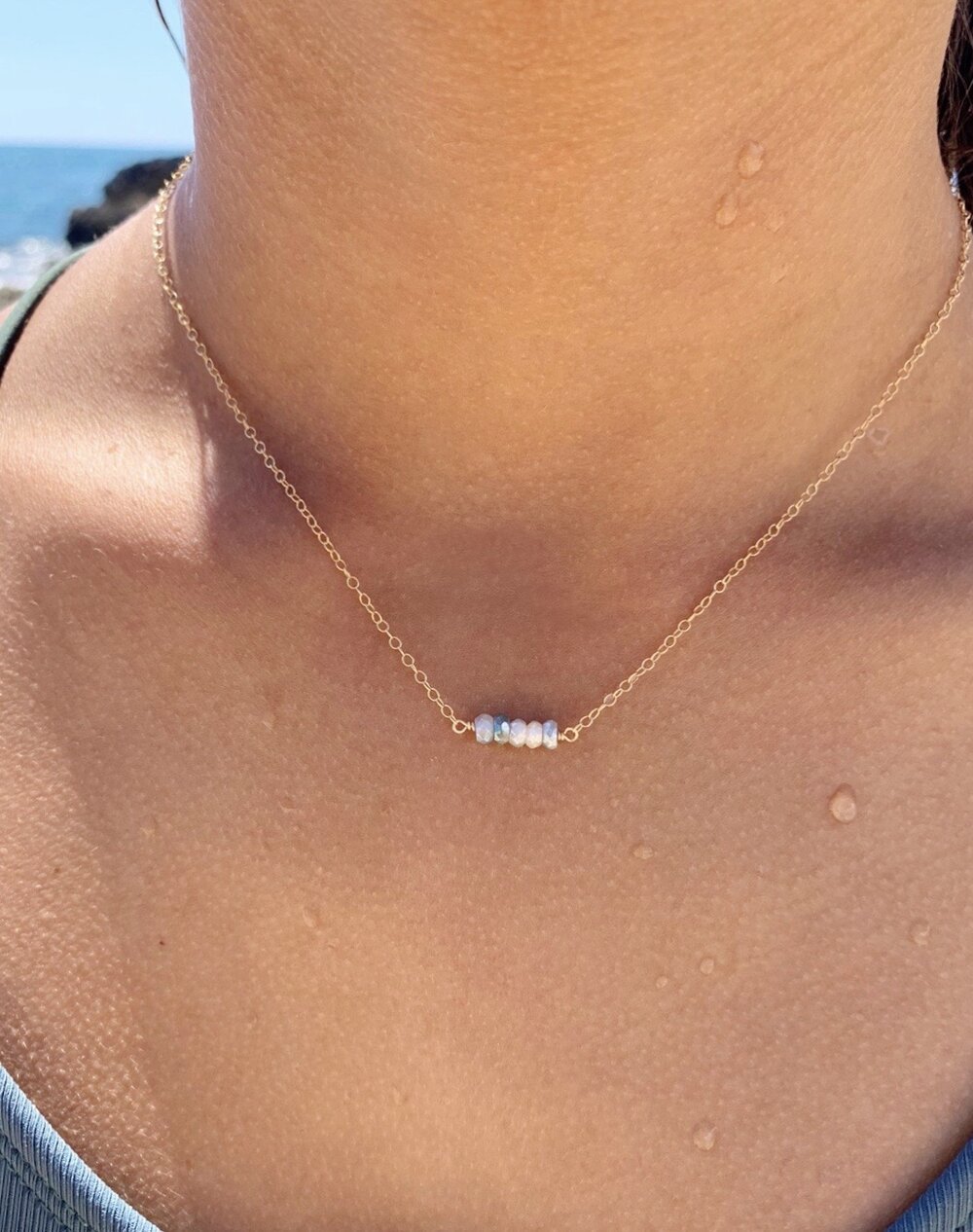 Luna Moonstone necklace