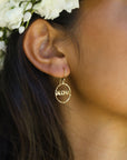 Aloha Petite hoop earrings