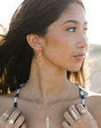 Seafoam Petite Peahi Wave Teardrop earrings